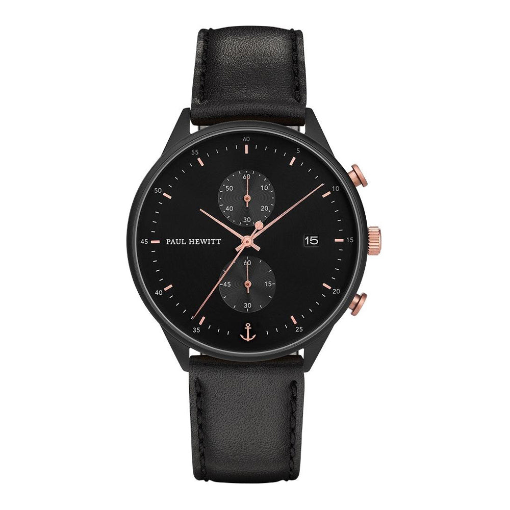 Paul Hewitt Midnight Ocean PH-C-B-BSR-2S Mens Watch Chronograph Paul Hewitt Midnight Ocean PH-C-B-BSR-2S Mens Watch Chronograph